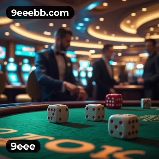 Imagem promocional da 9eee mostrando a plataforma e suas vantagens