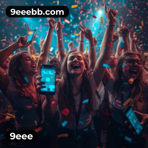 Imagem promocional da 9eee mostrando a plataforma e suas vantagens